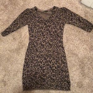 Woman size small animal print dress.